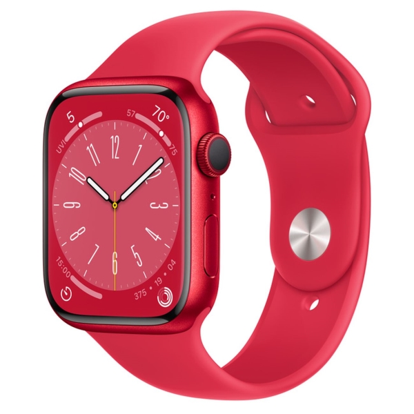 фото Смарт-часы watch series 8 45mm (product)red aluminium sport m/l (mnuu3) apple