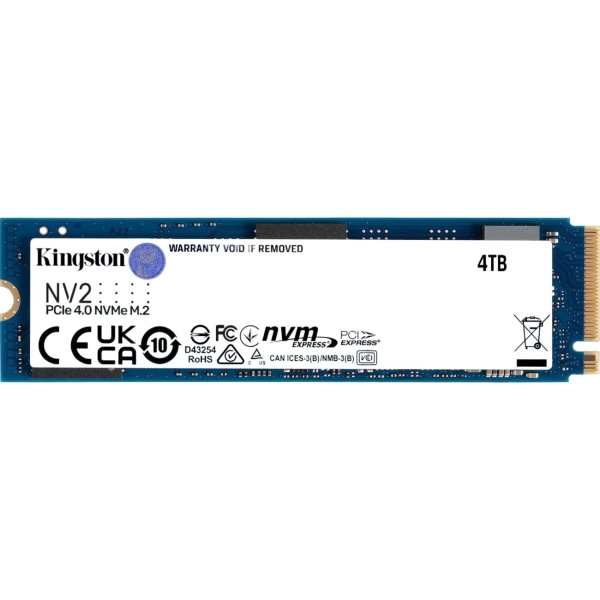 фото Ssd накопитель nv2 pcie 4.0 4tb (snv2s/4000g) kingston