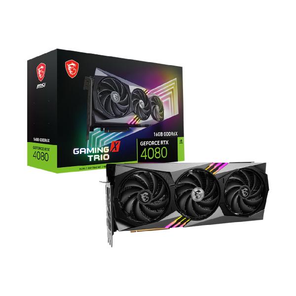 фото Видеокарта geforce rtx 4080 16gb gaming x trio msi