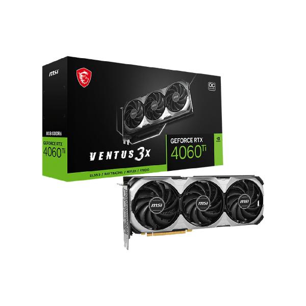 фото Видеокарта geforce rtx 4060 ti ventus 3x 8g oc msi