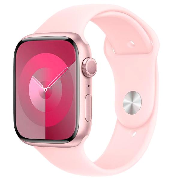 фото Смарт-часы watch series 9 gps 41mm pink aluminium case with light pink sport band s/m apple