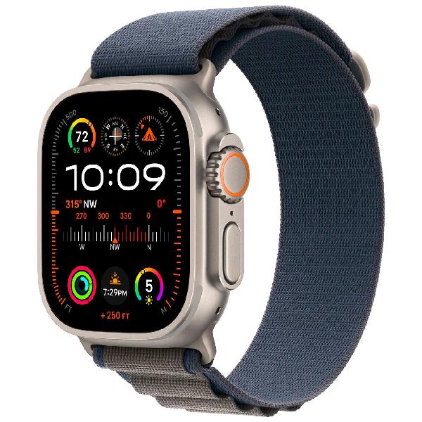 фото Смарт-часы watch ultra 2 gps + cellular 49mm titanium case with blue alpine loop small apple