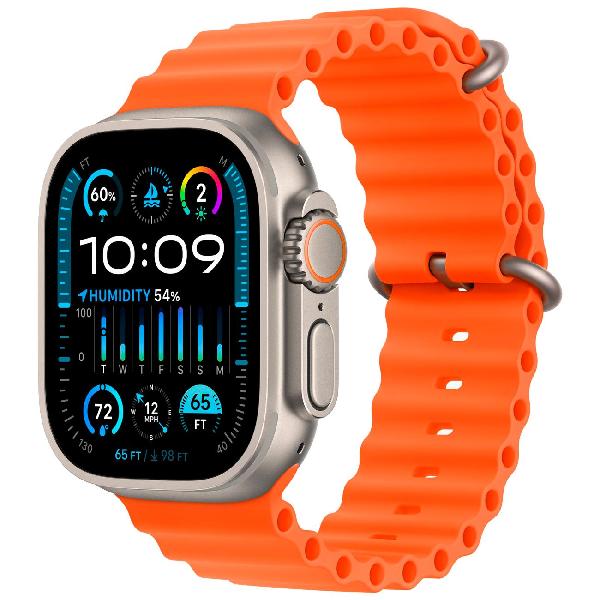 фото Смарт-часы watch ultra 2 gps + cellular 49mm titanium case with orange ocean band apple