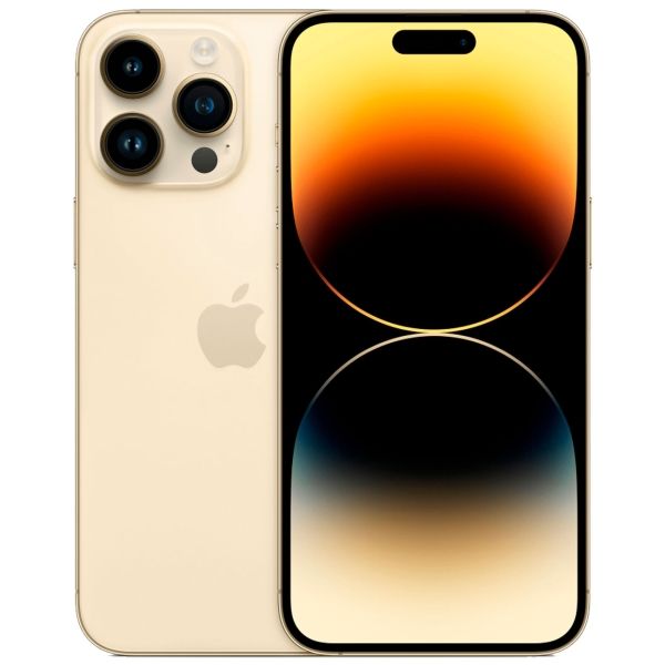 фото Восстановленный смартфон iphone 14 pro max 256gb esim gold, хороший (без rustore) apple