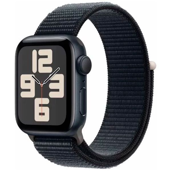 фото Смарт-часы watch se (2023) 40mm midnight aluminium case with midnight sport loop (mre03) apple