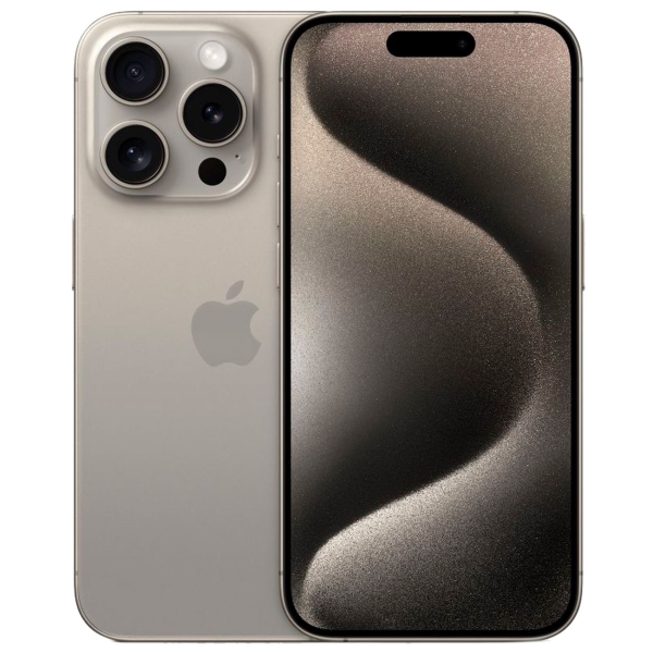 фото Восстановленный смартфон iphone 15 pro 128gb natural titanium, как новый apple