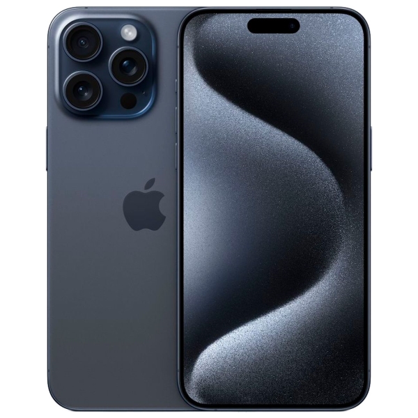 фото Восстановленный смартфон iphone 15 pro max 512gb dual sim синий титан, хороший (без rustore) apple
