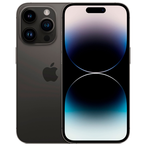фото Восстановленный смартфон iphone 14 pro 256gb nanosim/esim черный космос, хороший (без rustore) apple