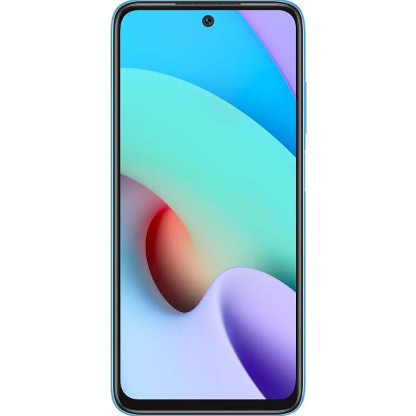 фото Восстановленный смартфон redmi 10 2022 4/64gb sea blue, хороший xiaomi