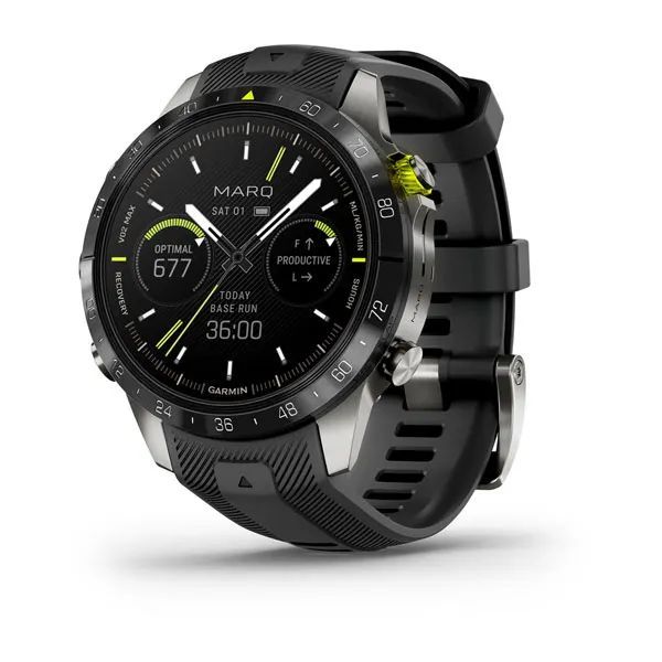 фото Спортивные часы marq aviator (gen 2) 46мм серебристые garmin
