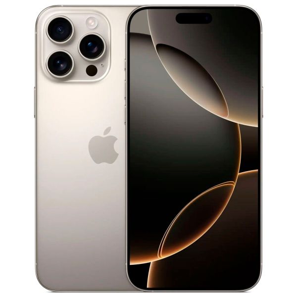 фото Восстановленный смартфон iphone 16 pro max 256gb nanosim/esim серый титан, хороший (без rustore) apple