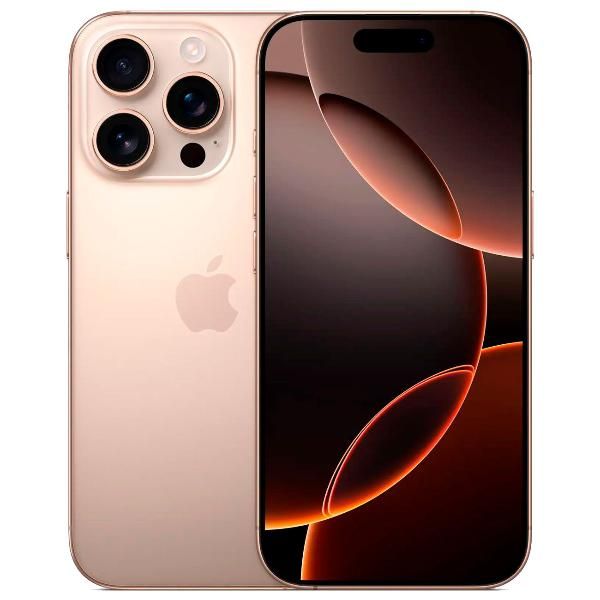 фото Восстановленный смартфон iphone 16 pro 256gb nanosim/esim desert titanium, хороший (без rustore) apple