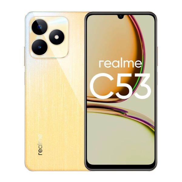 фото Восстановленный смартфон c53 6/128gb champion gold (rmx3760), хороший realme