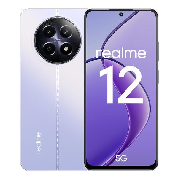 фото Восстановленный смартфон 12 5g 6/128gb purple twilight, хороший realme