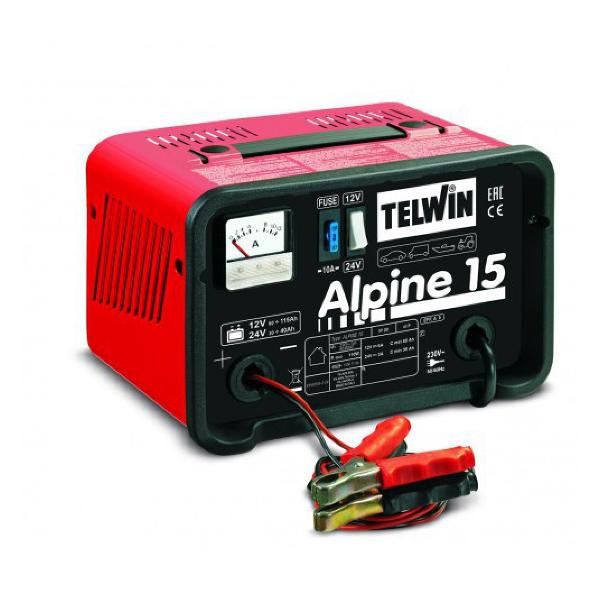 фото Зарядное устройство для аккумулятора alpine 15 12-24v telwin