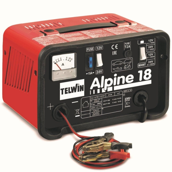 фото Зарядное устройство alpine 18 boost 12-24v telwin