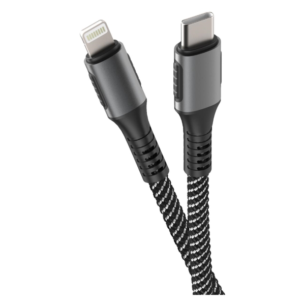 фото Кабель pd, usb 2.0, type-c - lightning, 1,2m (41631) olmio