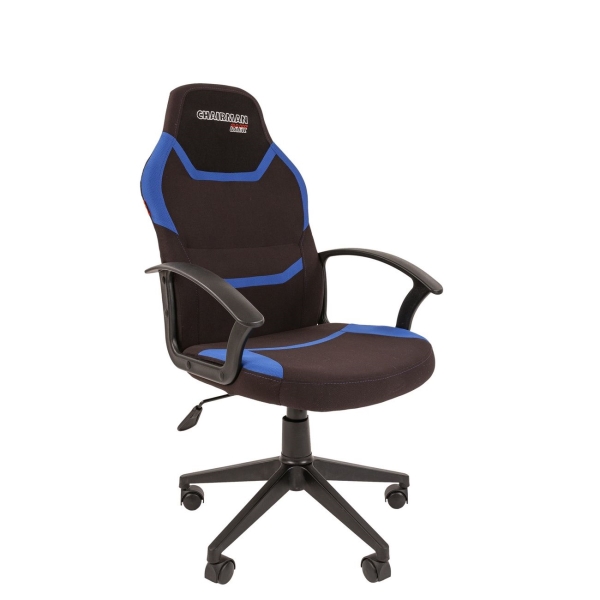 фото Игровое кресло game 9 new black/blue (00-07104730) chairman