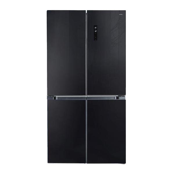 фото Холодильник nfk-575 black glass ginzzu