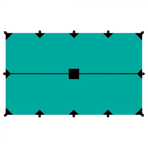 фото Тент кемпинговый 4х6 м, зеленый (trt-102.04) tramp