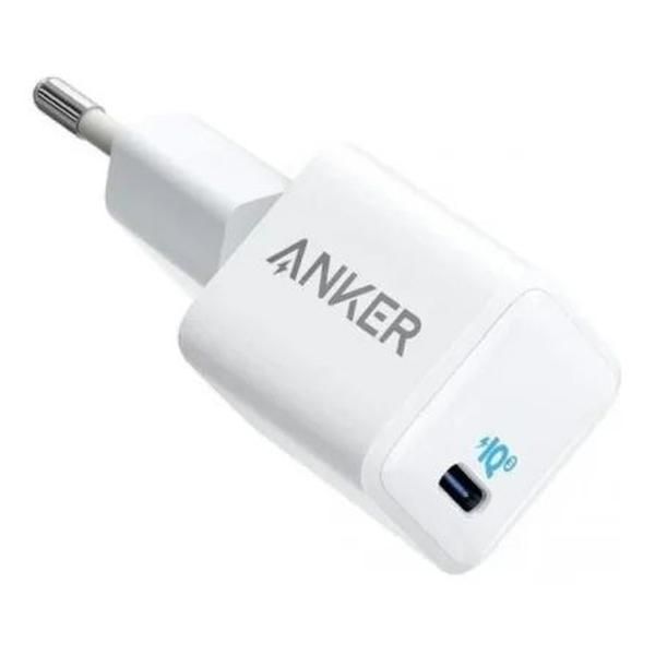 фото Сетевое зарядное устройство powerport 3 nano 20w, usb type-c white (00000405231) anker