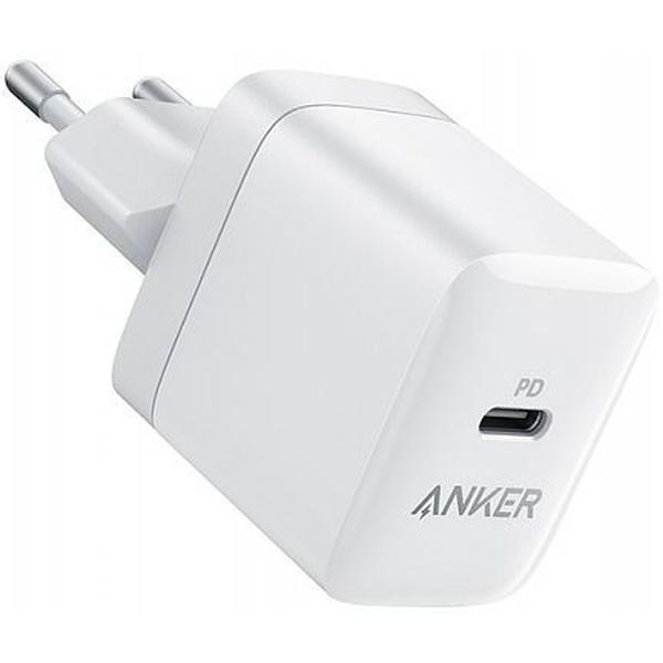 фото Сетевое зарядное устройство powerport iii 20w, usb type-c white (00000400085) anker