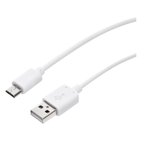 фото Кабель usb/micro usb, белый (00000082880) red-line