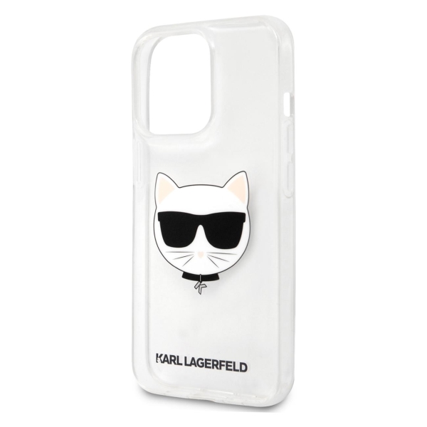 фото Чехол для iphone 13 pro choupette hard transparent (klhcp13lctr) karl-lagerfeld