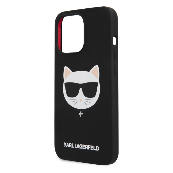 фото Чехол для iphone 13 pro choupette hard black (klhcp13lslchbk) karl-lagerfeld