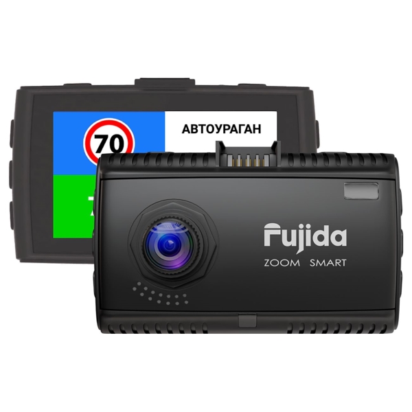 фото Автомобильный видеорегистратор zoom smart wifi fujida