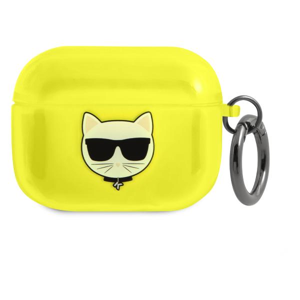 фото Чехол для apple airpods pro yellow (klapuchfy) karl-lagerfeld