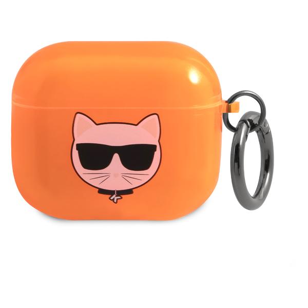 фото Чехол для apple airpods 3 orange (kla3uchfo) karl-lagerfeld