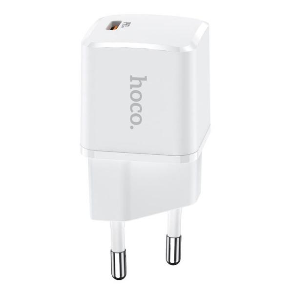 фото Сетевое зарядное устройство n10 1usb pd20w white (43992) hoco