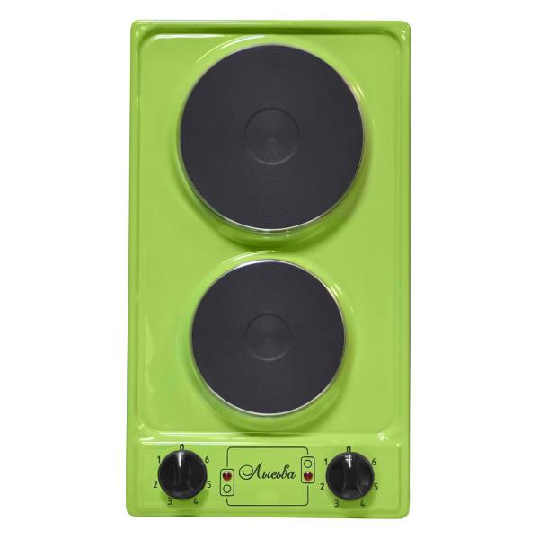 фото Электрическая плитка эпб 21, 2,2 квт, зеленое яблоко лысьва