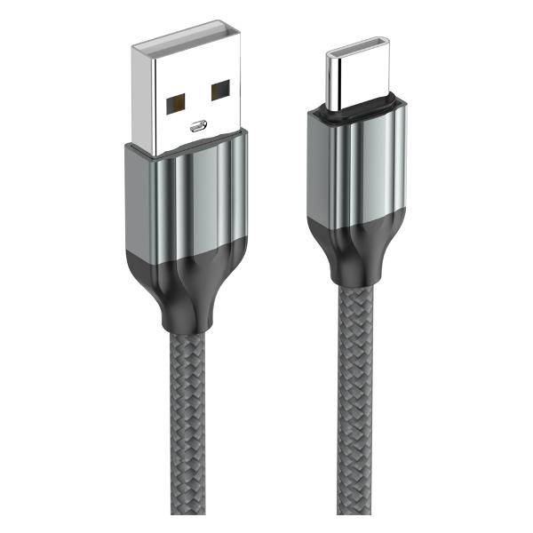 фото Кабель ls431, usb type-c, 2,4 a, 1 м, серый (ld_b4567) ldnio