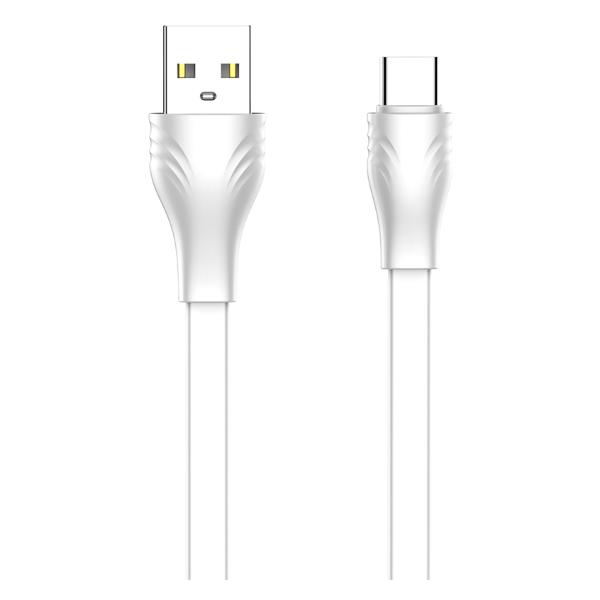 фото Кабель ls553, usb type-c, 2,1 a, 3 м, белый (ld_c3835) ldnio