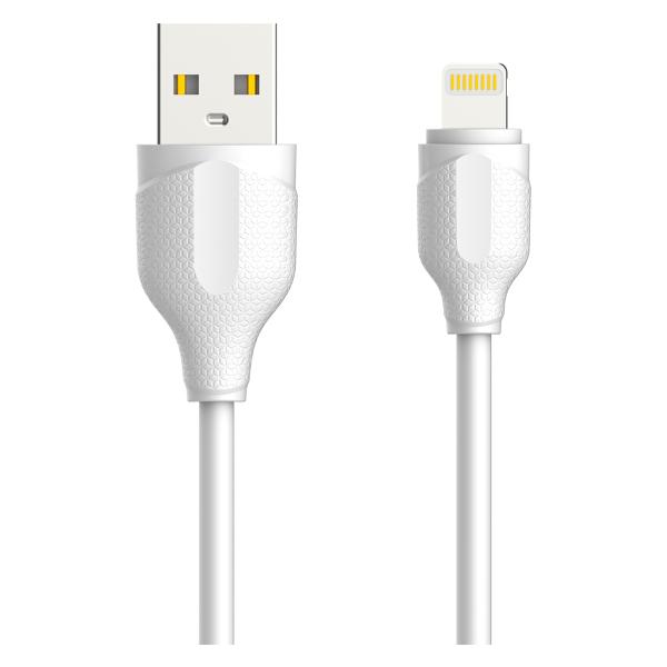 фото Кабель usb - microusb, 1 м, белый (ls371) ldnio