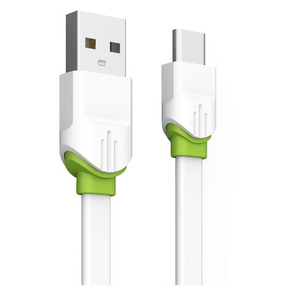 фото Кабель ls34, usb type-c, 2,4 a, 1 м, белый (ld_b4508) ldnio