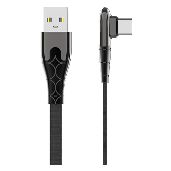 фото Кабель ls581, usb type-c, 2,4 a, 1 м, серый (ld_c3808) ldnio