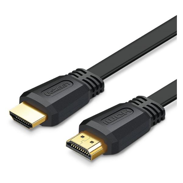 фото Кабель ed015 hdmi flat black ugreen