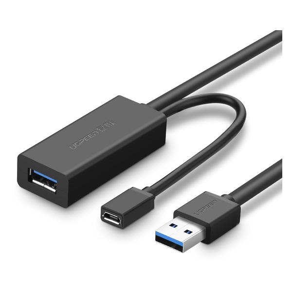 фото Кабель us175 usb 3.0 extension black ugreen