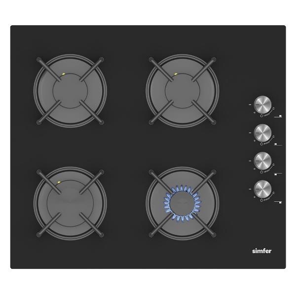 фото Газовая варочная панель h60k40s000tb simfer