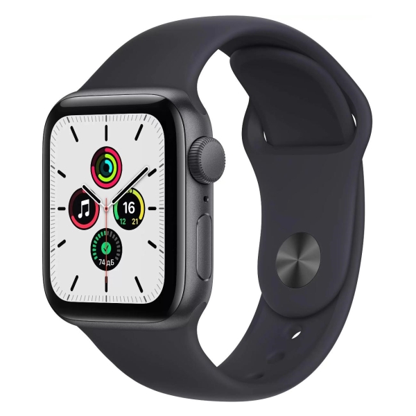 фото Смарт-часы watch se 44mm space gray (mkq63) apple