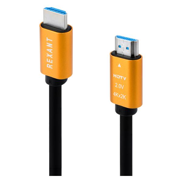 фото Кабель hdmi 2.0 gold series, 2m (17-6104) rexant