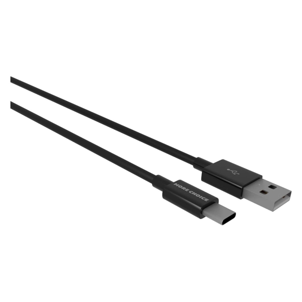 фото Кабель k24a usb 2,1а/type-c tpe 1m black more choice