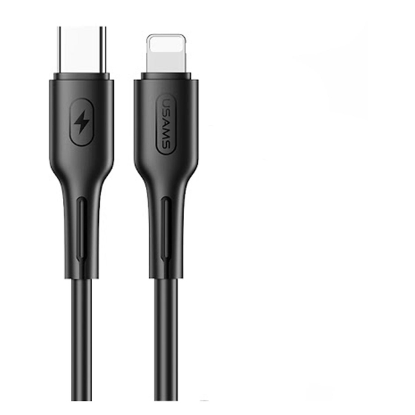 фото Кабель u43 type-c/lightning 1,2m black (sj406usb01) usams