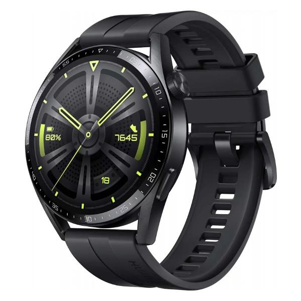 фото Смарт-часы watch gt 3 46mm stainless steel black (jpt-b19) huawei