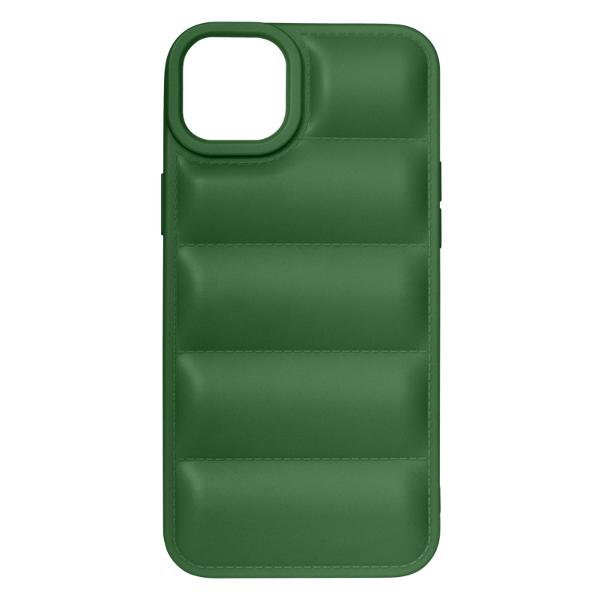 фото Чехол дутый для iphone 14 green (ijacket-01) df