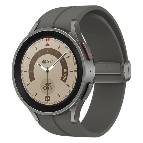 фото Смарт-часы galaxy watch 5 pro 45mm gray titanium (sm-r920) samsung