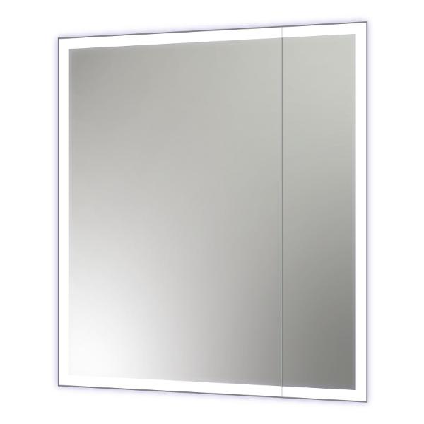 фото Зеркало-шкаф cube, подвесной, 66х76 см white (rf2212cb) reflection